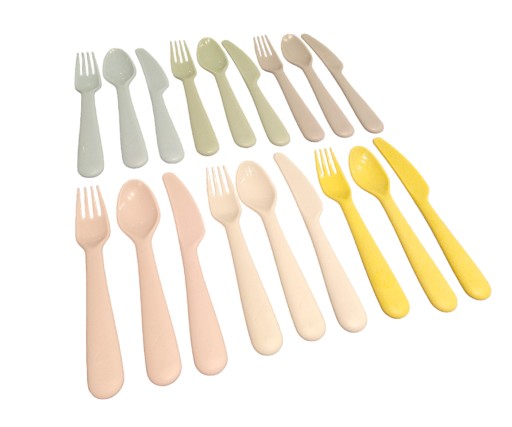 IKEA SZTUĆCE PLASTIKOWE KALAS DLA DZIECI PLASTIK 6 KOMPLETÓW