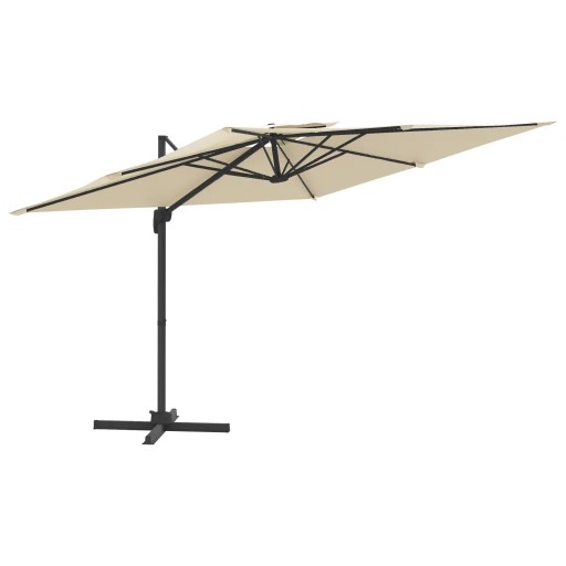 DUŻY PARASOL OGRODOWY SKŁADANY TARASOWY 400x300 cm