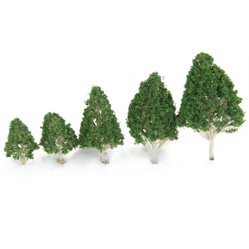 5pc Model Tree Dark Green Leaves Park Make