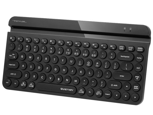 Cicha Mała Wąska Klawiatura Bezprzewodowa Bluetooth + WiFi USB A4Tech 2w1