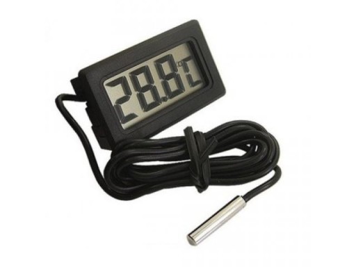 TERMOMETR Z SONDĄ WYŚWIETLACZ LCD CO PIEC