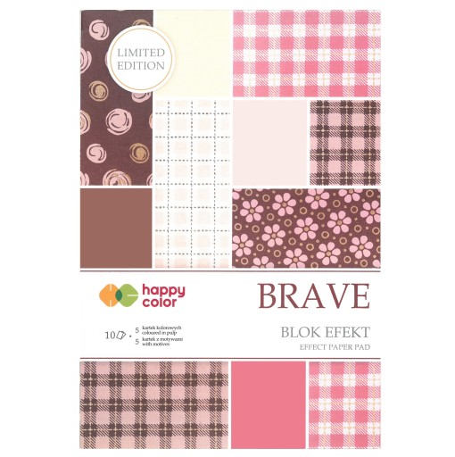 Blok Efekt Brave 10ark 19x29cm Happy Color
