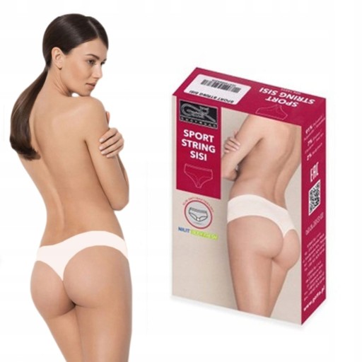 Bezszwowe Stringi Gatta String Sisi M białe