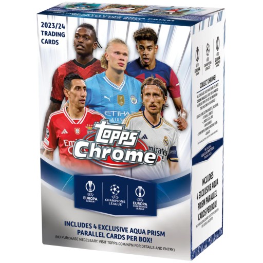 Topps CHROME 2024 Value Box Szansa na Autograf Karty Piłkarskie UEFA