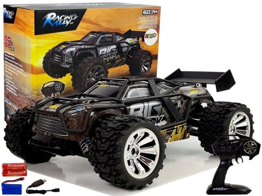 Auto Off-Road Zdalnie Sterowane Brązowo- Żółty 2.4G 1:18 35 km/h Kontrola P