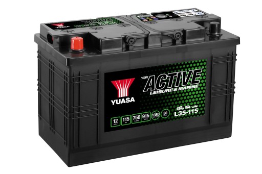 Akumulator YUASA ACTIVE 12 V 115 Ah MARINE L35-115