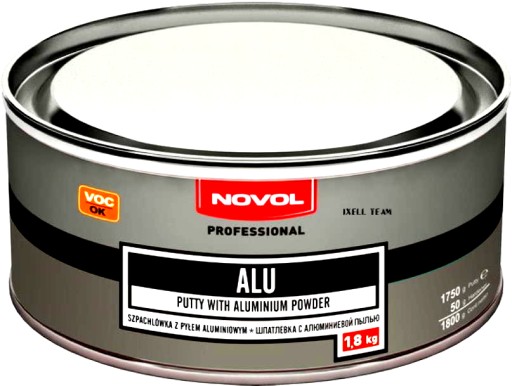 ALU NOVOL SZPACHLÓWKA Z PYŁEM ALUMINIUM 1,8kg 779