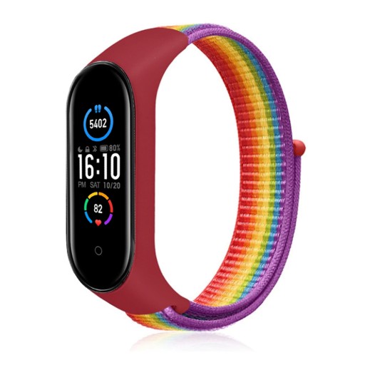 PASEK OPASKA do Xiaomi Mi Band 3/4/5/6 KOLOR RZEP