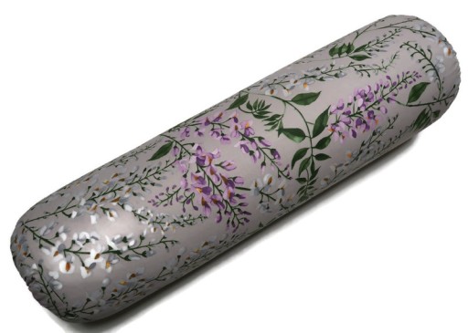 WAŁEK DO JOGI BOLSTER z łuską gryki 20x70 WISTERIA z pokrowcem