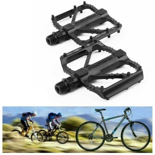 PEDAŁY ROWEROWE PLATFORMOWE DO ROWERU METALOWE NYLONOWE MTB UNIWERSALNE