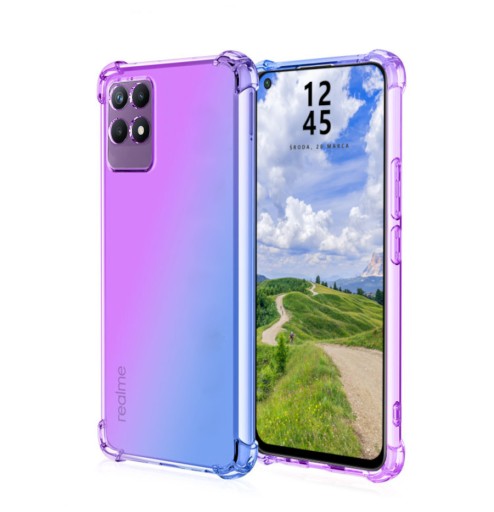 Etui do Realme 8i MIENIĄCY KOLOR + SZKŁO