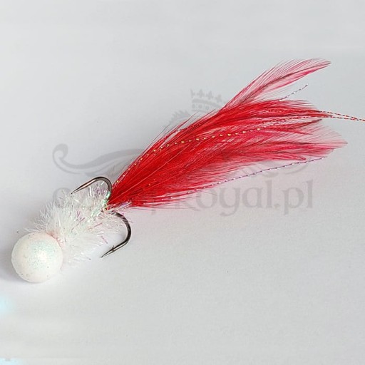 Kogut Crazy Sting 14gr #2 Biało Czerwony okoń pike