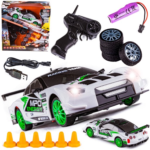 Samochód do driftu HB Toys II 4WD 1:24 biały