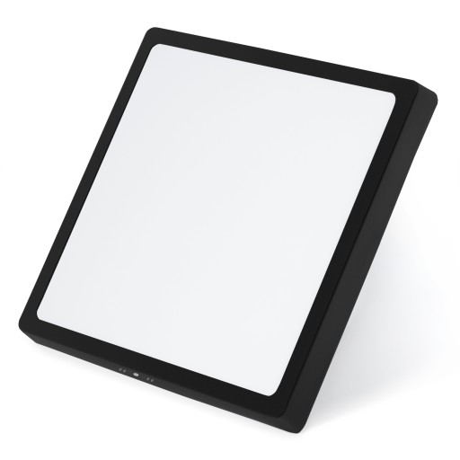 PLAFON LED PANEL NATYNKOWY NIEMRUGAJĄCY 24W CZARNY