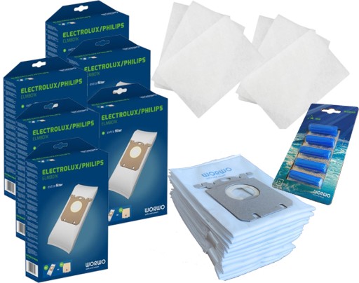 24x WORKI DO ODKURZACZA ELECTROLUX PHILIPS +ZAPACH