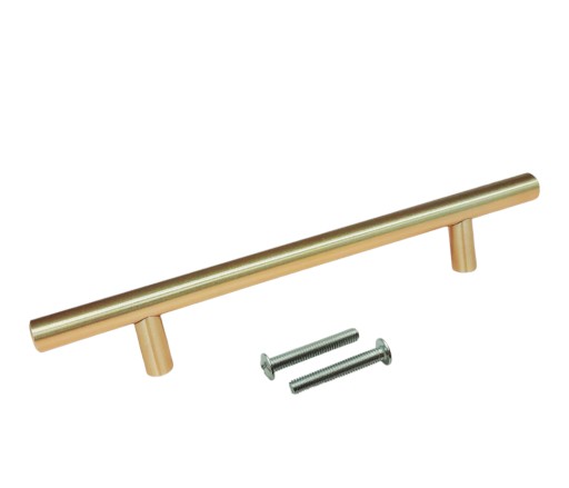 Uchwyt meblowy relingowy złoty reling 96/150 mm 1szt. do szafek frontów
