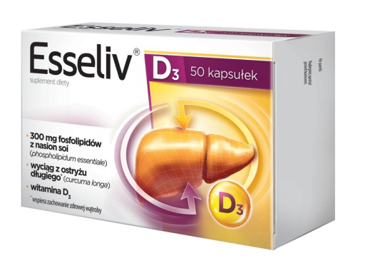 Esseliv D3 50 kapsułek