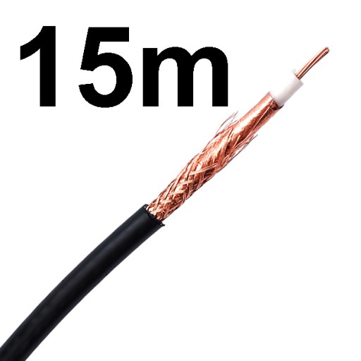 SUPER JAKOŚCI PRZEWÓD KONCENTRYCZNY H155 KABEL H-155 15m