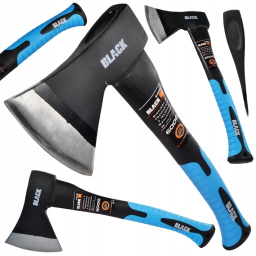 SIEKIERA 600G TOPOREK FIBERGLASS 35cm UNIWERSALNA BLACK