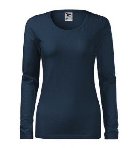 Koszula z długimi rękawami, slim fit, bluzka ze wz