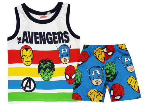 AVENGERS MARVEL PIŻAMA DLA CHŁOPCA PIŻAMKA 128