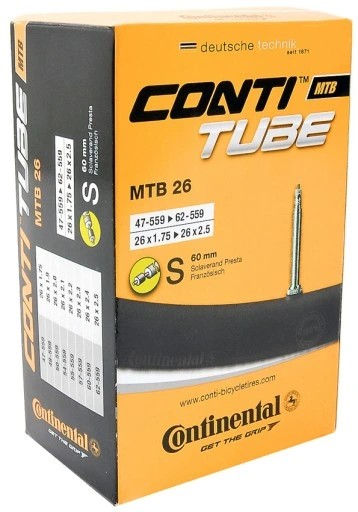 Dętka Continental MTB 26 z wentylem Presta 60mm