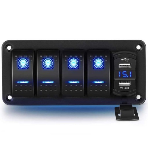 ROZDZIELNIA DO JACHTU Z USB - 06008