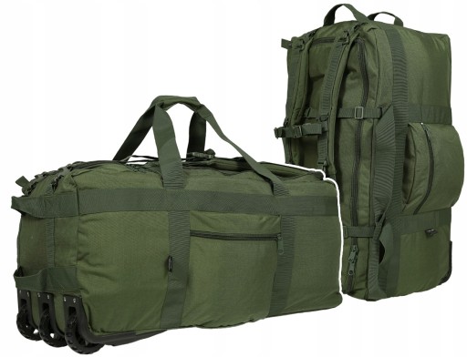 Torba Podróżna na kółkach Mil-Tec 118l Olive