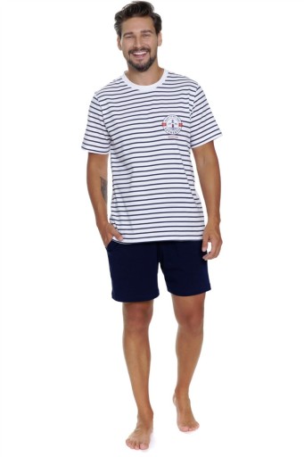DOCTOR NAP PIŻAMA MĘSKA PMB 5351 L NIEBIESKI