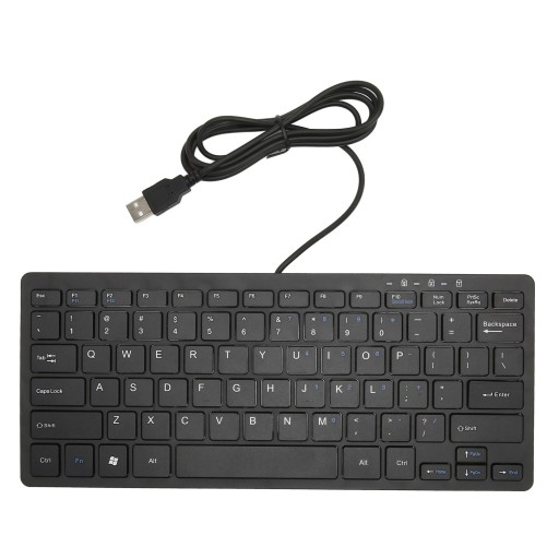 mini keyboard mini ultra thin 78 keys usb wired keyboard scissor keys plug