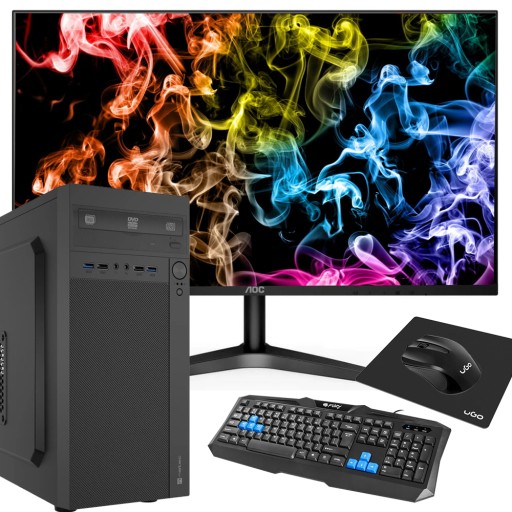 Wydajny zestaw komputerowy GameRTX 32GB DDR4|512GB SSD NVMe|Win10P|PC biuro