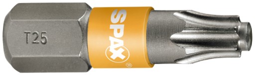 SPAX bit T25 torx T-STAR plus T25, oryginalny SPAX