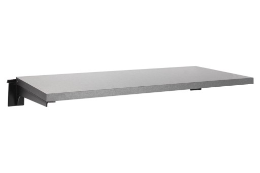 PÓŁKA 90x30cm (RÓŻNE KOLORY) + KPL. WSPORNIKÓW CZARNYCH PANEL SKLEPOWY