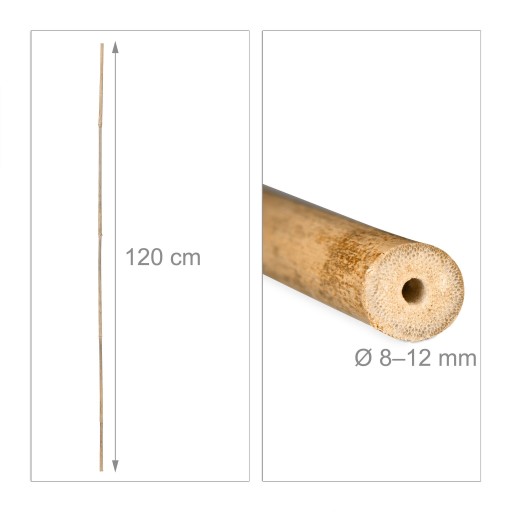 Tyczka bambus 120 cm 25 szt.