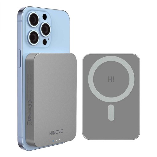 10000MAH 15W POWERBANK MAGNETYCZNY BEZPRZEWODOWY HINOVO