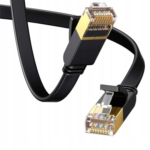KABEL SIECIOWY LAN ETHERNET PŁASKI SFTP CAT7 3M