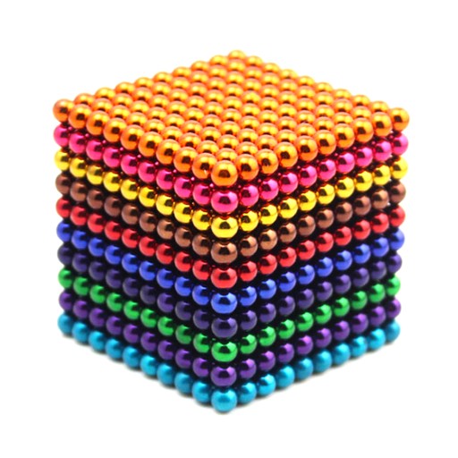 1000 szt. Zestaw kulek magnetycznych 3mm Cube