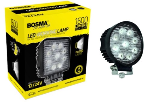 LAMPA ROBOCZA LED 12/24V 9XLED