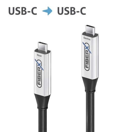PureLink FXI600-015 kabel światłowodowy USB 3.2 (Gen1x1) USB-C/USB-C 15 m