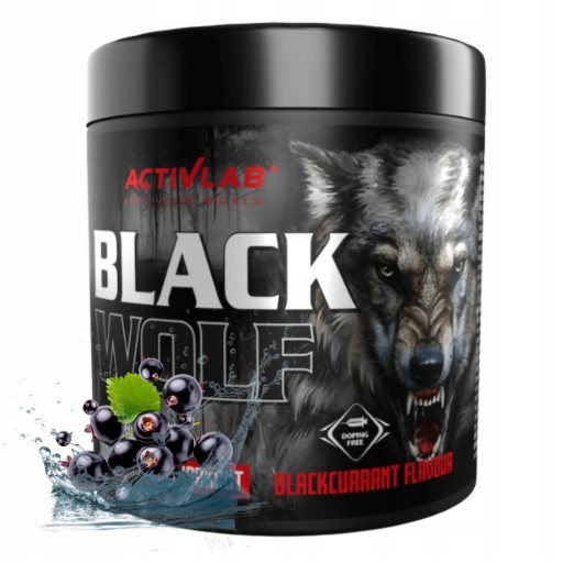 ACTIVLAB BLACK WOLF 300g PRZEDTRENINGÓWKA SIŁA WYTRZYMAŁOŚĆ POBUDZENIE