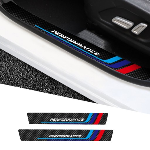 4 szt. Naklejki samochodowe próg dla BMW E39 Logo