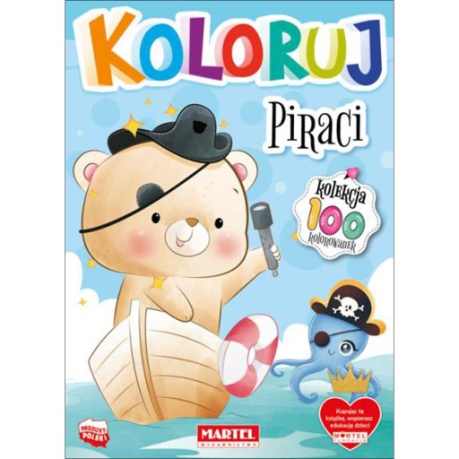 668255 MARTEL KOLOROWANKA KOLORUJ PIRACI