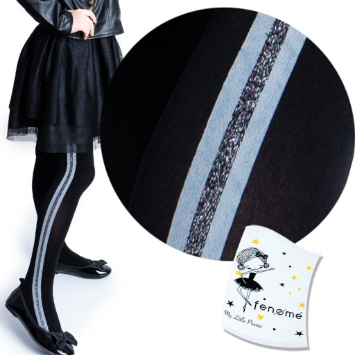 Rajstopy dziecięce dziewczęce Wednesday Addams
