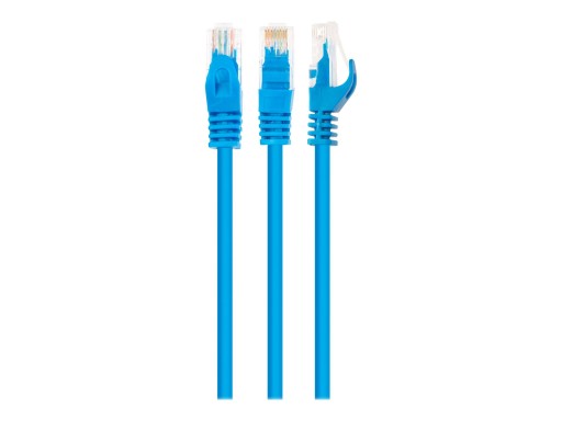 GEMBIRD patchcord kat 6 zalewane końcówki 0.25m niebieski