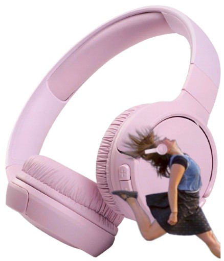 SŁUCHAWKI NAUSZNE JBL TUNE 510BT RÓŻOWE BLUETOOTH