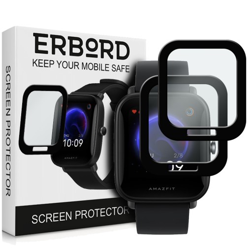 2x SZKŁO HYBRYDOWE ERBORD DO AMAZFIT BIP U PRO + ZESTAW INSTALACYJNY