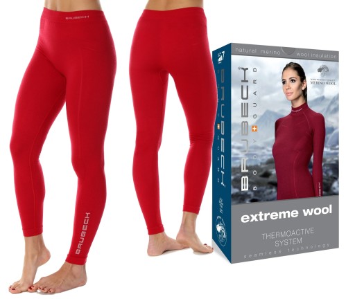 TREKKINGOWE WEŁNIANE DAMSKIE GETRY TURYSTYCZNE -XL