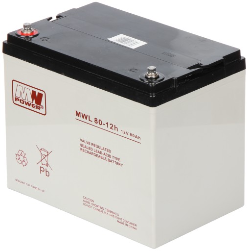 AKUMULATOR MW Power 12V 80Ah MWL 80-12h