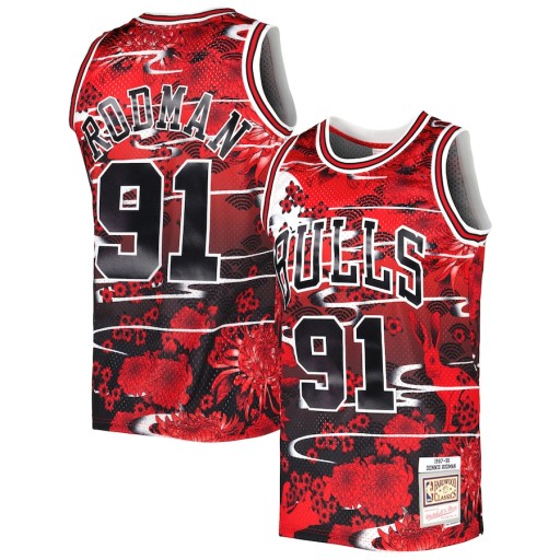 Koszulka do koszykówki Dennis Rodman Chicago Bulls