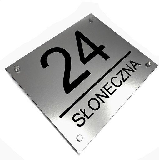 Numer na dom, Tablica adresowa 3D Tabliczka Numer Domu